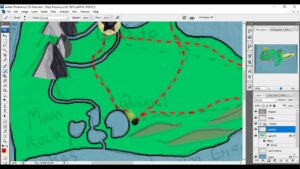 Adding paths to a fantasy map