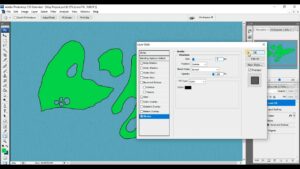 Adding land to a D&D World map in photoshop