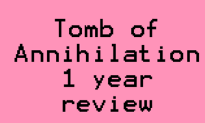 Running Tomb of Annihilation