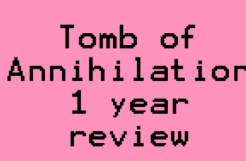 Running Tomb of Annihilation