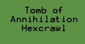 Running Tomb of Annihilation Hexcrawl